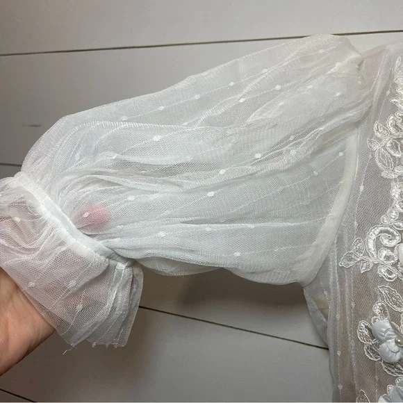 Showpo White Floral Mini Dress - Picture 9 of 12